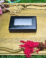 6 Tealights Black (Simple)