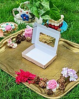 6 Tealights Beige (Simple)