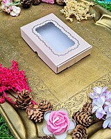 6 Tealights Beige (Foil Print)