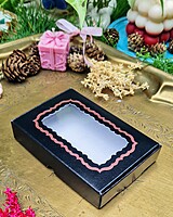 6 Tealights Black (Foil Print)