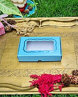 6 Tealights Blue (Foil Print)
