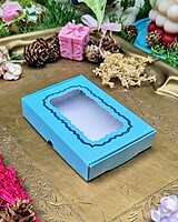 6 Tealights Blue (Foil Print)