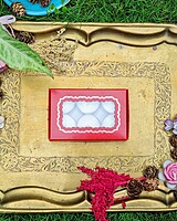 6 Tealights Red (Foil Print)