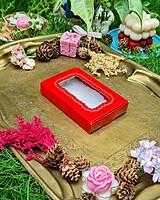 6 Tealights Red (Foil Print)