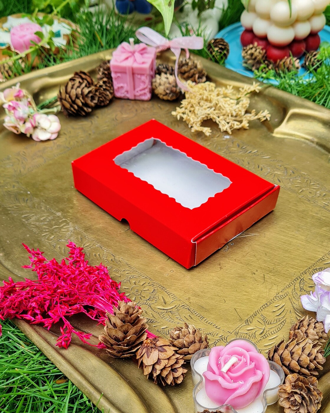 6 Tealights Red (Simple)