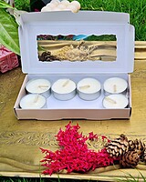 8 Tealights Beige (Foil) 8 Tealights Beige (Foil)