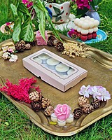 8 Tealights Beige (Foil) 8 Tealights Beige (Foil)