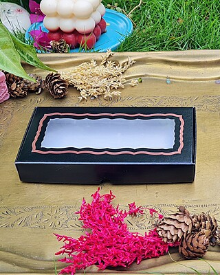 8 Tealights Black (Foil)