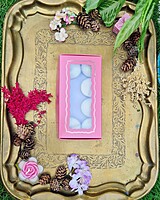 8 Tealights Dark Pink (Foil)