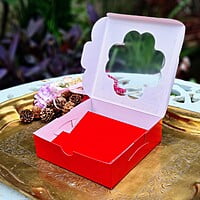 Box Bazaar | Platform Box Red (Window) – Stylish Packaging for Chocolates and Jewelry Box Bazaar | Platform Box Red (Window) – Stylish Packaging for Chocolates and Jewelry