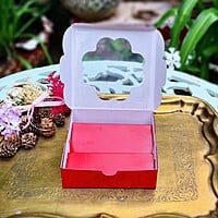 Box Bazaar | Platform Box Red (Window) – Stylish Packaging for Chocolates and Jewelry Box Bazaar | Platform Box Red (Window) – Stylish Packaging for Chocolates and Jewelry