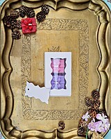 White 2 Cavity Box - best for chocolates and laddoo candles.
