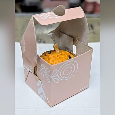 1 Laddoo Candle Box - Thoda Sa Pink {Pack-of-10}
