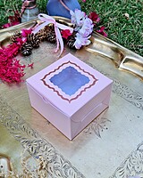 one-brownie-light-pink-foilprinted-window-box-manufacturer-india one-brownie-light-pink-foilprinted-window-box-manufacturer-india
